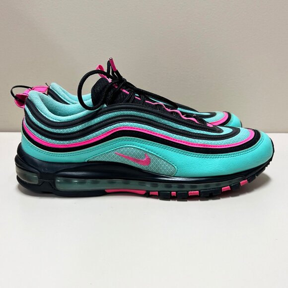 Nike Air Max 97 Sneakers CU4877-300 Hyper Turquoise South Beach Men’s Size 12 - Picture 1 of 8